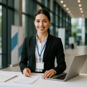 agent vocal ia accueil événementiel corporate callbot chatbot vocal ia