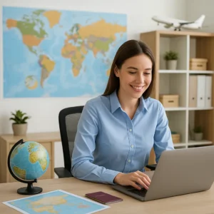 agent vocal ia agence de voyages callbot chatbot vocal ia