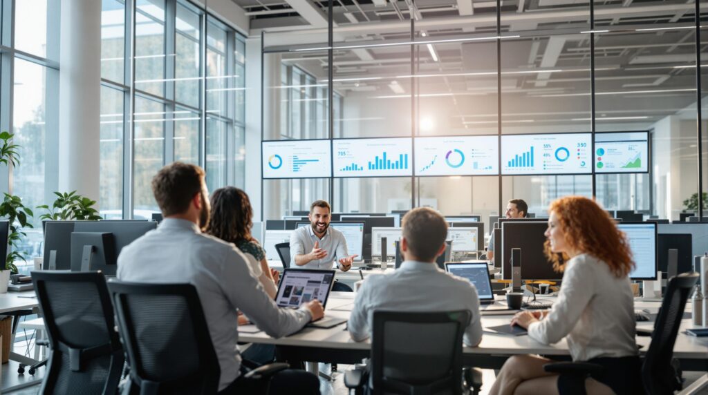 découvrez comment l'intelligence artificielle révolutionne le monde des ventes en boostant la productivité des commerciaux. apprenez les outils et stratégies innovants qui permettent d'optimiser le processus de vente, d'analyser les performances et de maximiser les résultats tout en réduisant le temps consacré aux tâches chronophages.