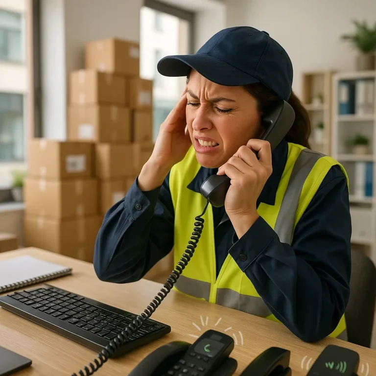 découvrez les principaux défis rencontrés par les entreprises de logistique urbaine en matière de service client téléphonique. standard téléphonique ia ia vocale application ia voix