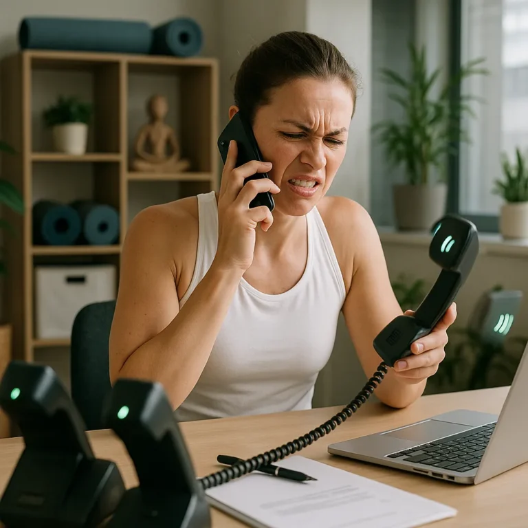 identifiez les problèmes courants de la gestion téléphonique dans votre studio de yoga standard téléphonique ia ia vocale application ia voix