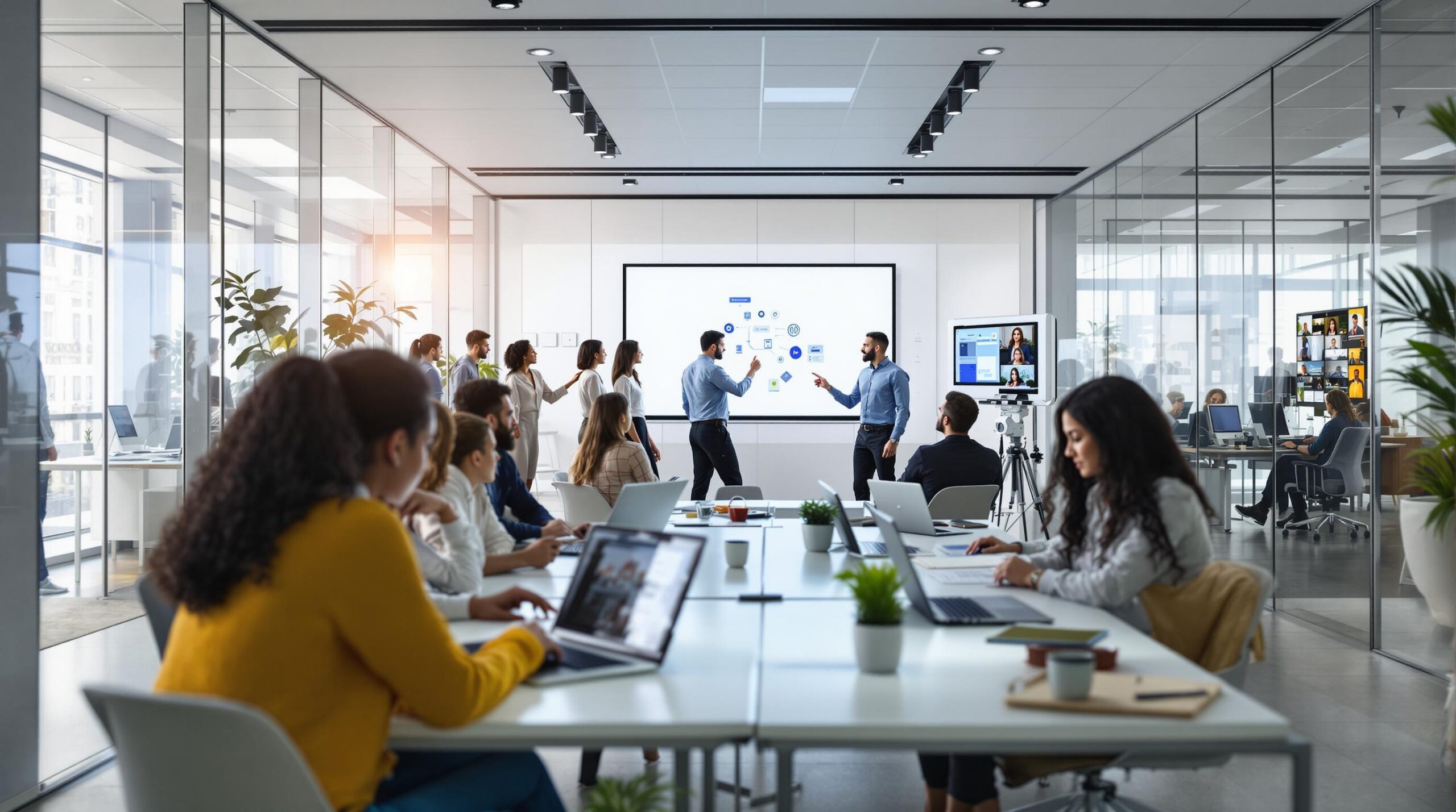 découvrez comment l'intelligence artificielle transforme la culture des grandes entreprises. analyse des impacts sur la créativité, la collaboration et la prise de décision, ainsi que les défis et opportunités que cette révolution technologique apporte au monde des affaires.