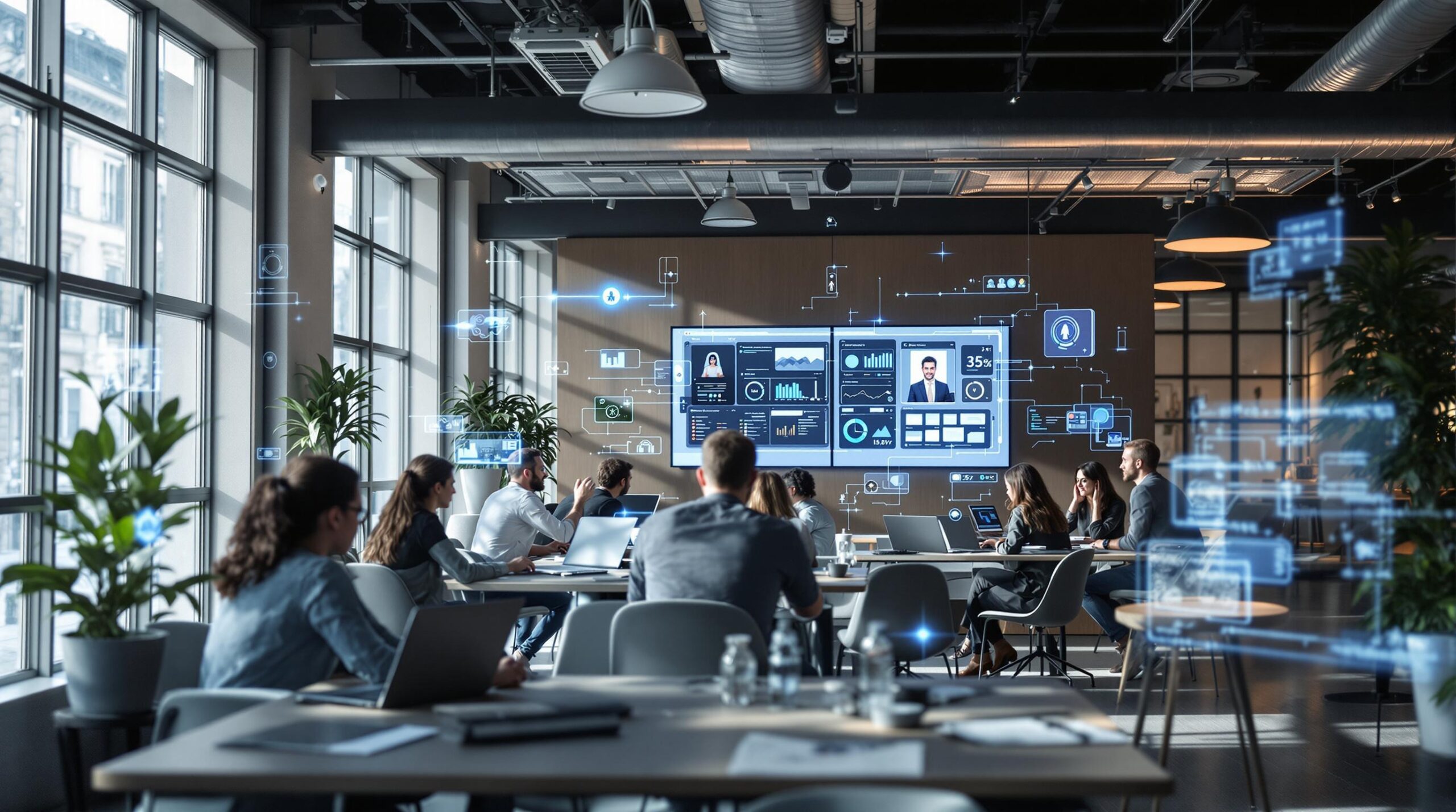 découvrez comment l'intelligence artificielle transforme la gestion des ressources humaines, en optimisant les processus de recrutement, d'évaluation des performances et de développement des talents. plongez dans l'avenir de la rh où l'ia améliore l'efficacité et offre des expériences personnalisées pour les employés.
