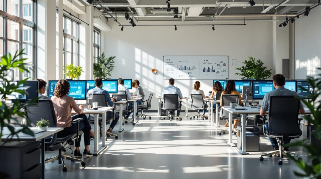 découvrez comment l'intelligence artificielle révolutionne la gestion des ressources humaines. cet article explore les avantages, les innovations et les implications de l'ia pour optimiser le recrutement, la formation et la gestion des talents, positionnant ainsi l'ia comme un atout incontournable pour les entreprises de demain.