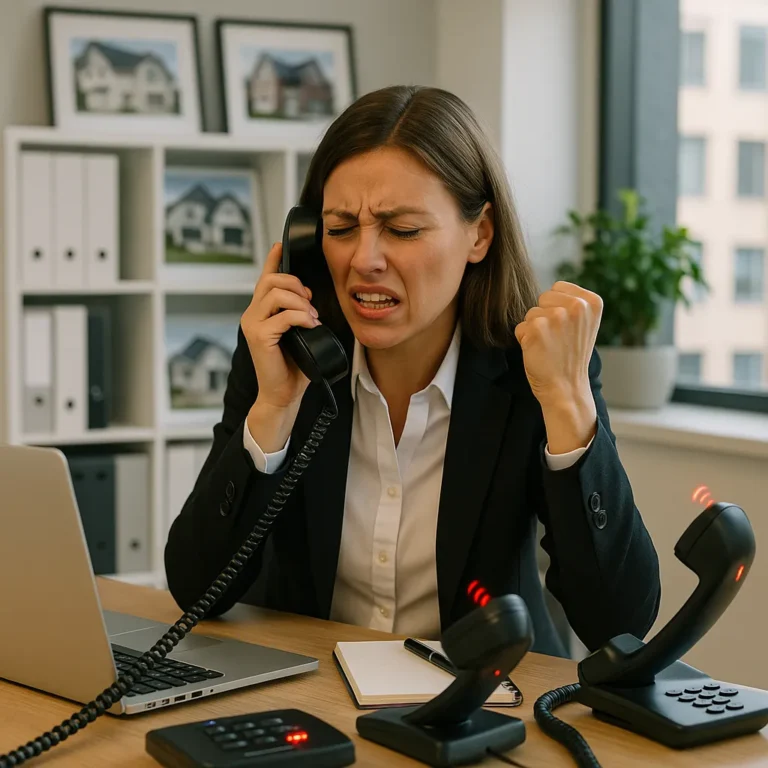 problèmes fréquents auxquels sont confrontées les agences immobilières standard téléphonique ia ia vocale application ia voix