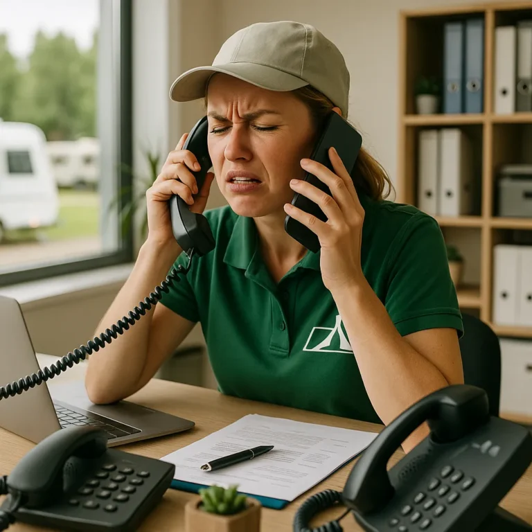 problèmes fréquents rencontrés par les gestionnaires de campings et villages vacances standard téléphonique ia ia vocale application ia voix