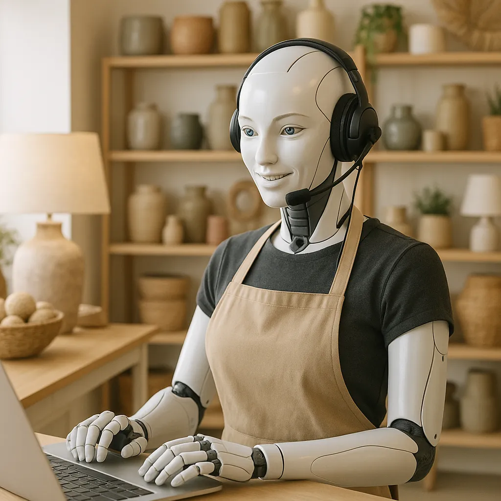 solution agent vocal ia airagent pour boutique de décoration ia qui répond au téléphone chat vocal ia ia téléphonique