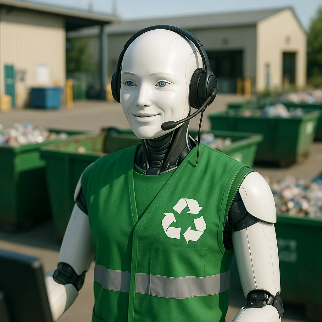 solution agent vocal ia airagent pour entreprise de recyclage ia qui répond au téléphone chat vocal ia ia téléphonique