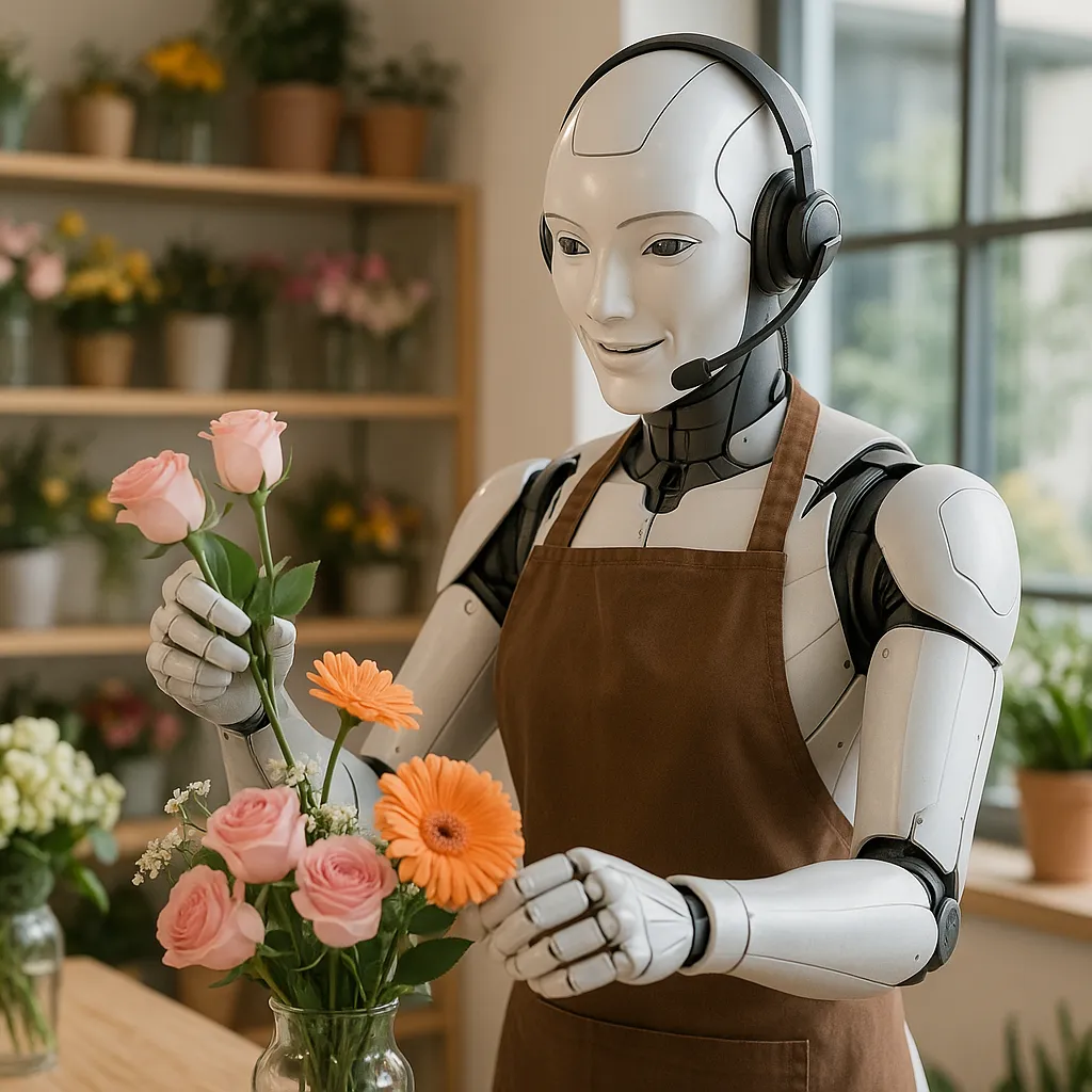 solution agent vocal ia airagent pour fleuriste ia qui répond au téléphone chat vocal ia ia téléphonique