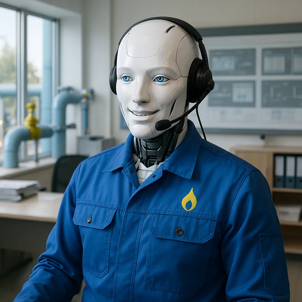 solution agent vocal ia airagent pour fournisseur de gaz naturel ia qui répond au téléphone chat vocal ia ia téléphonique