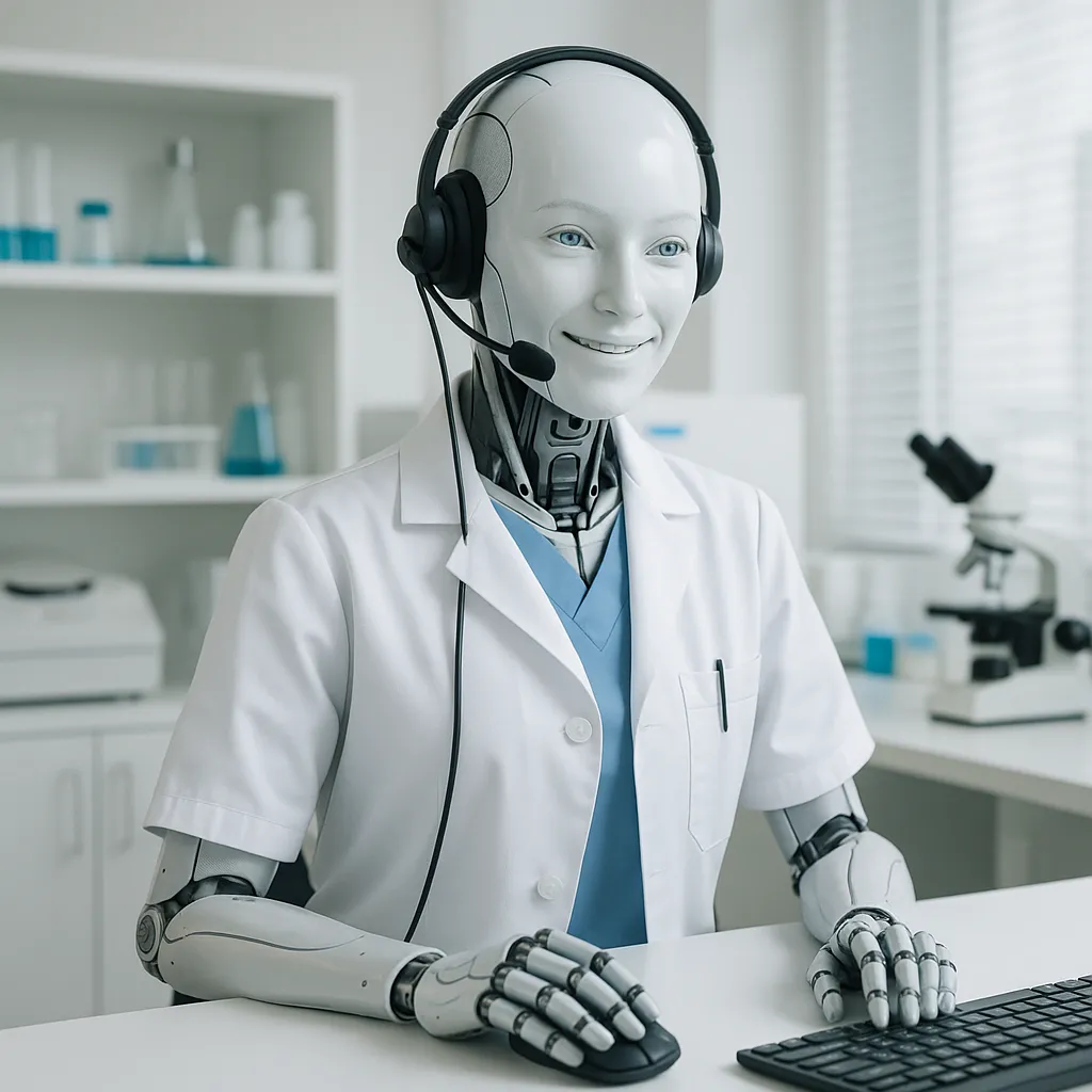 solution agent vocal ia airagent pour laboratoires d’analyses médicales ia qui répond au téléphone chat vocal ia ia téléphonique
