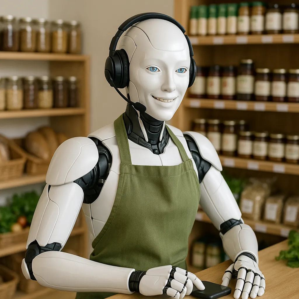 solution agent vocal ia airagent pour magasin bio épicerie fine ia qui répond au téléphone chat vocal ia ia téléphonique (1)