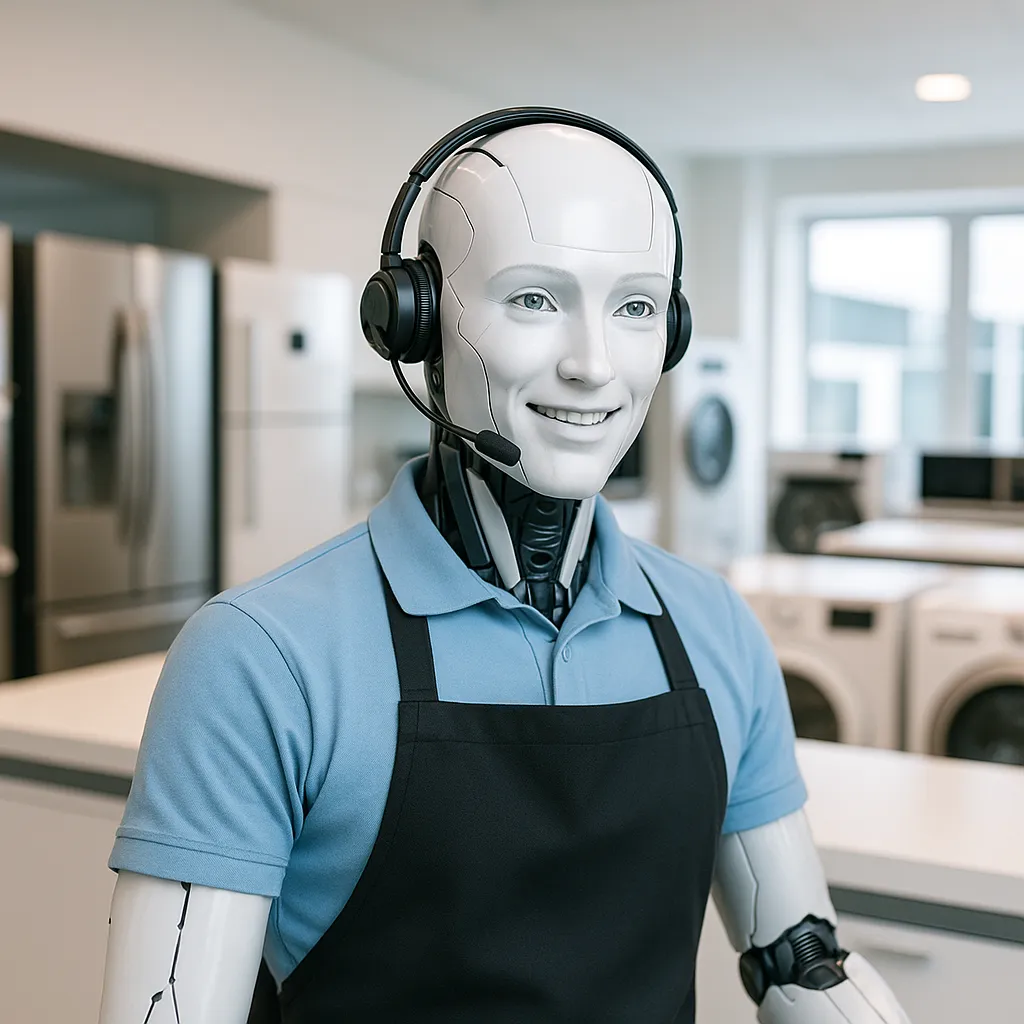 solution agent vocal ia airagent pour magasin d'électroménager ia qui répond au téléphone chat vocal ia ia téléphonique