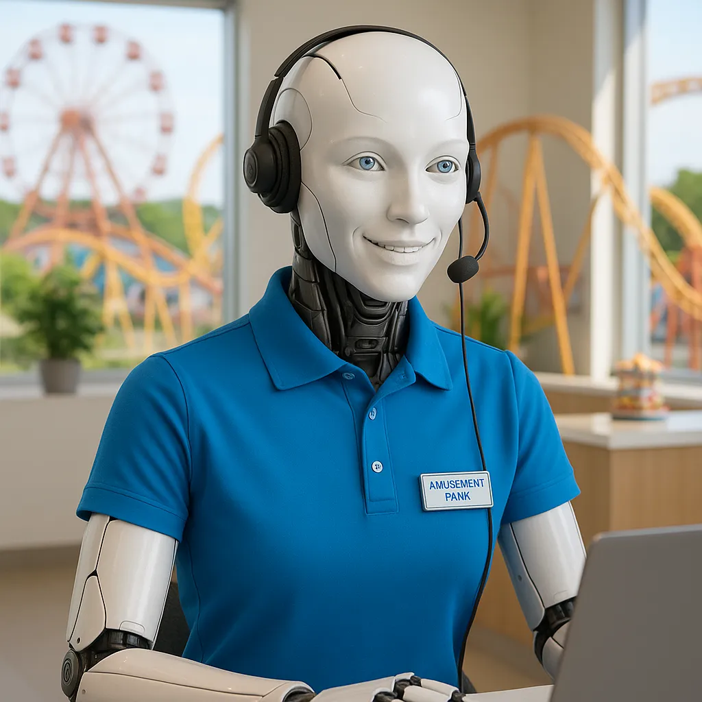 solution agent vocal ia airagent pour parc d'attractions ia qui répond au téléphone chat vocal ia ia téléphonique
