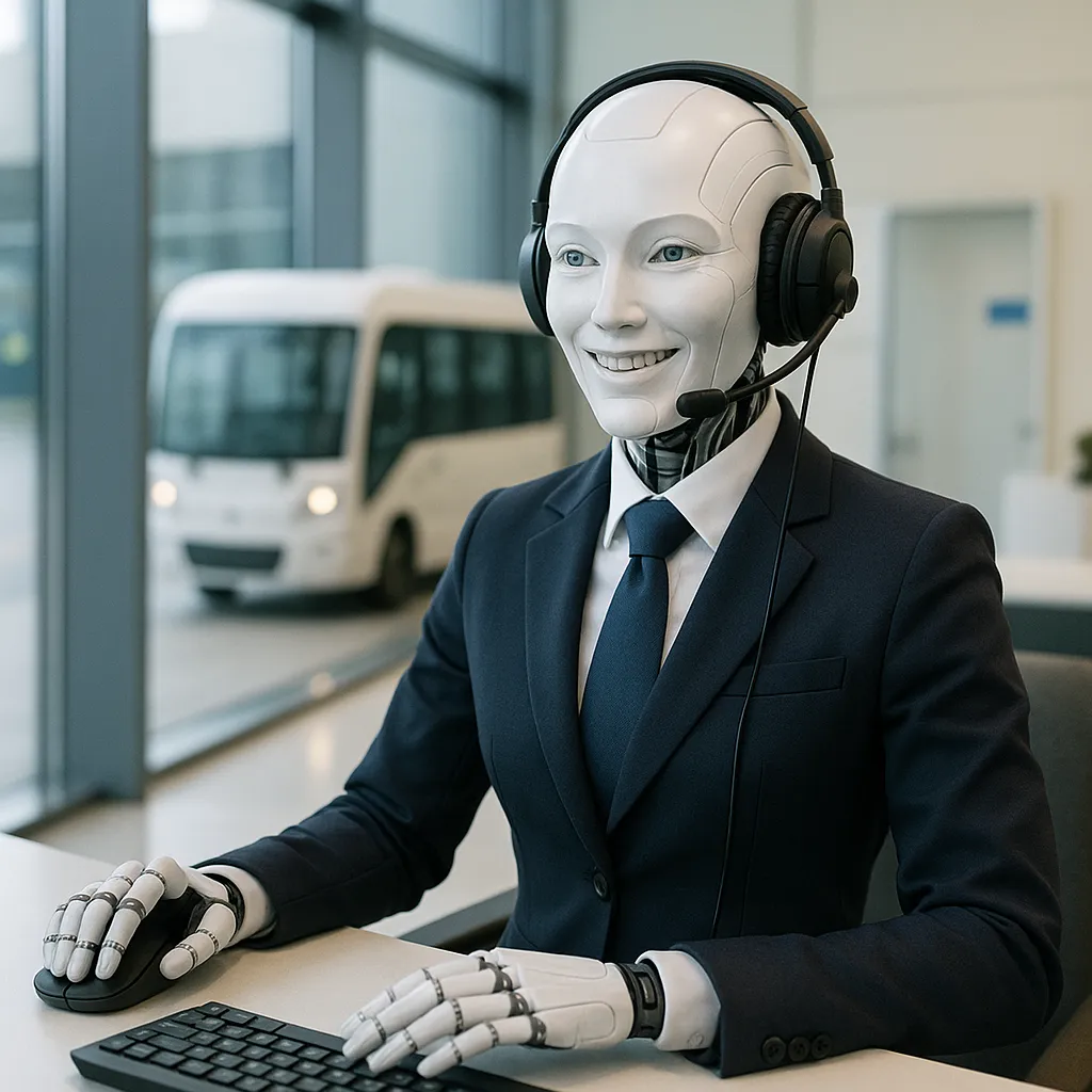 solution agent vocal ia airagent pour service de navette aéroport ia qui répond au téléphone chat vocal ia ia téléphonique