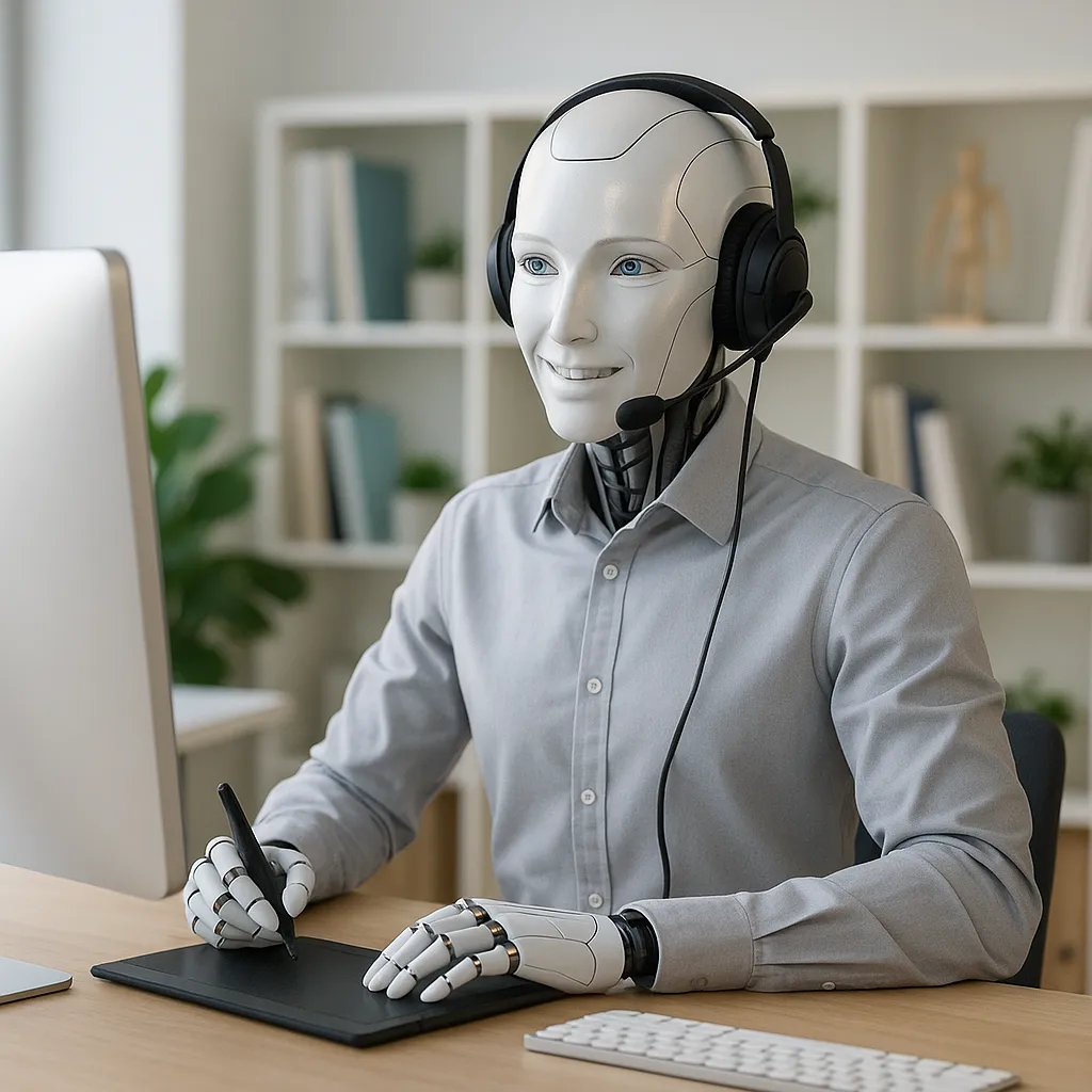 solution agent vocal ia airagent pour studio de création graphique ia qui répond au téléphone chat vocal ia ia téléphonique